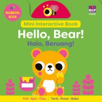 Mini Interactive Book: Hello, Little Bear = Halo, Beruang