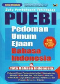 Buku Pembahasan Terlengkap PUEBI & Tata Bahasa Indonesia